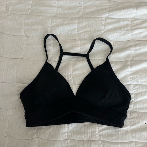 Tavi Noir Tops - Elegant Black Strappy Bralette